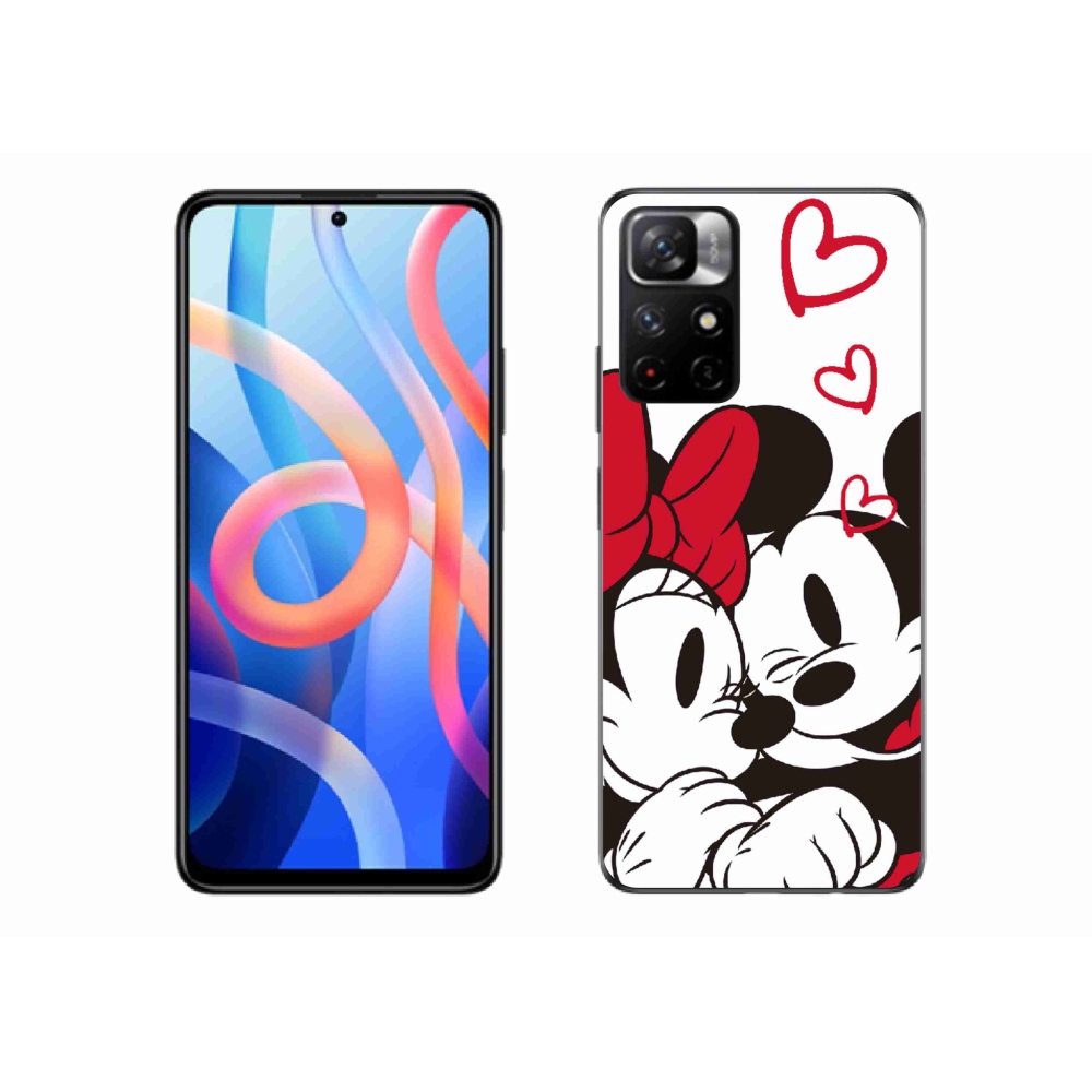 Gél borító mmCase a Xiaomi Redmi Note 11S 5G-hez - minnie és mickey