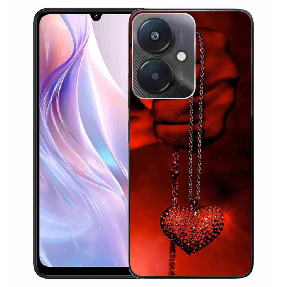 Gél borítás mmCase a Xiaomi Redmi 13C 5G számára - nyaklánc