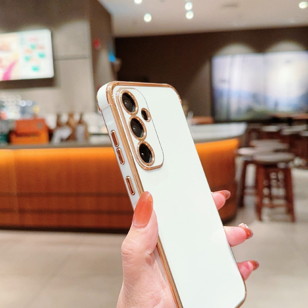 Gélkeretes tok Samsung Galaxy S25+ készülékhez - fehér