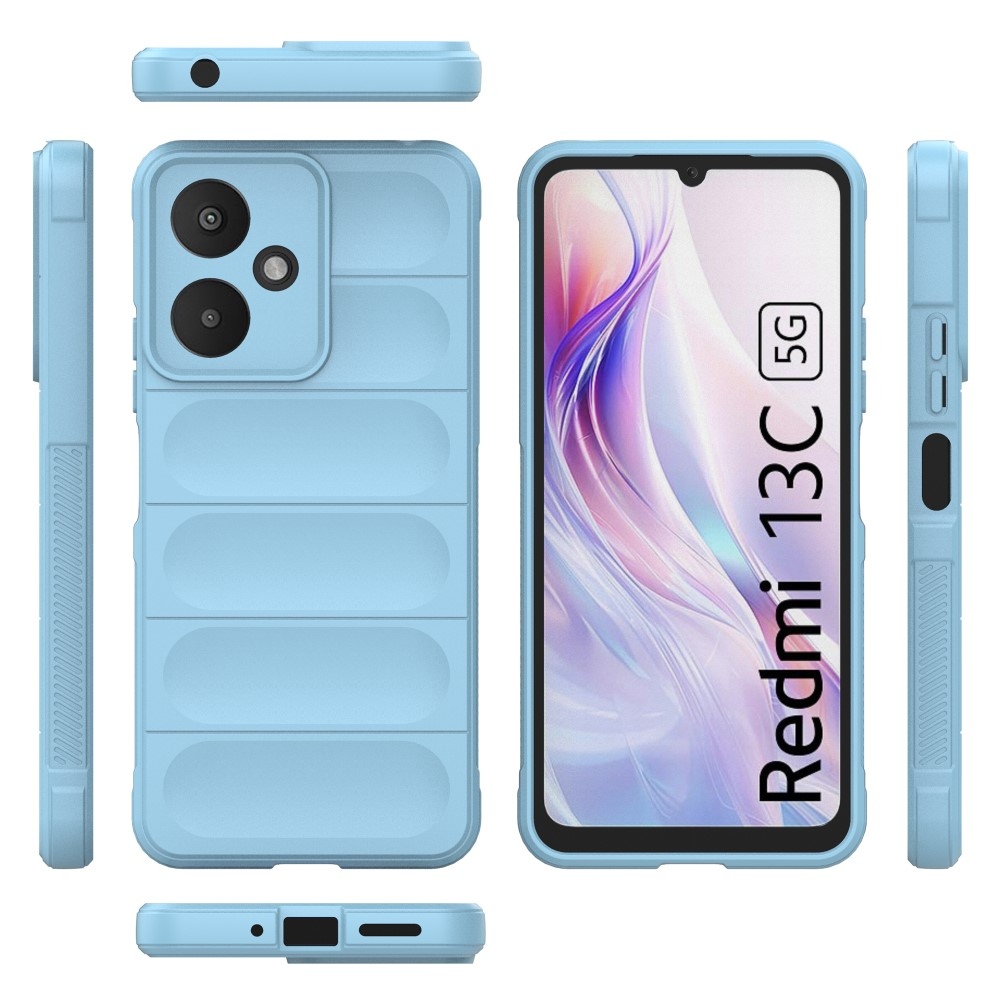 Rugg tartós zselés tok Xiaomi Redmi 13C 5G - világoskék színben
