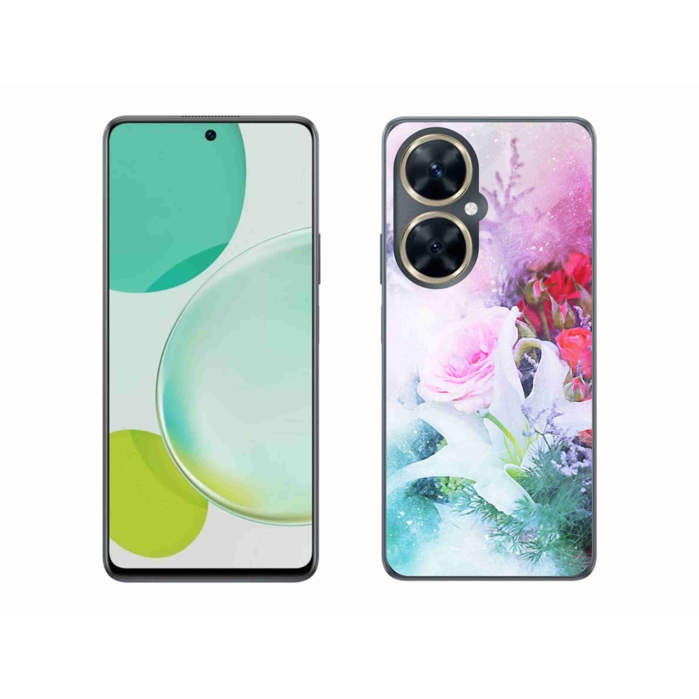 Gél borító mmCase a Huawei Nova 11i készülékhez - virágok 4