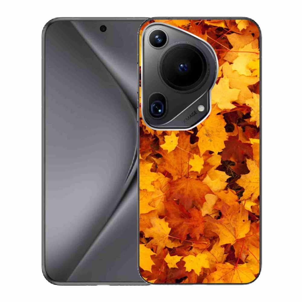 Gél borító mmCase a Huawei Pura 70 Ultra készülékhez - juharlevelek