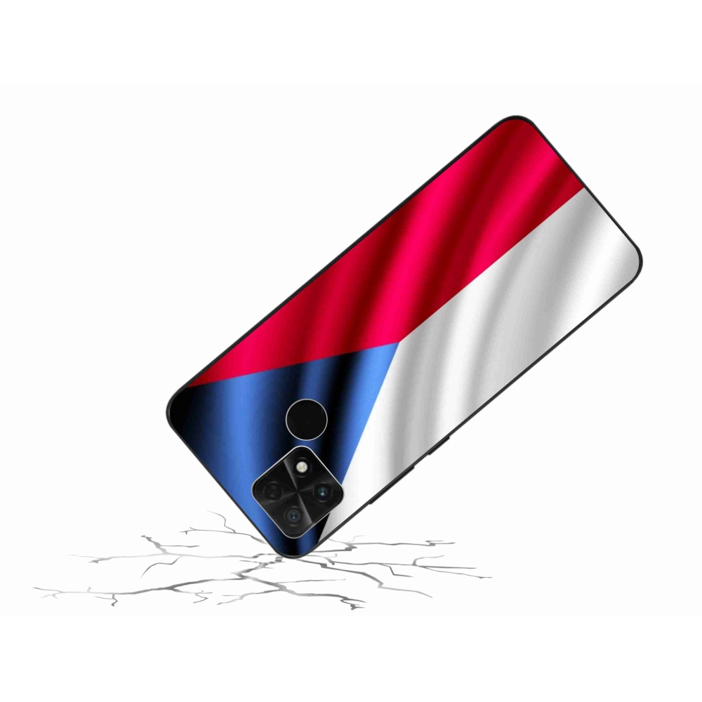 Gél borítás mmCase a Xiaomi Poco C40 - cseh zászlóhoz