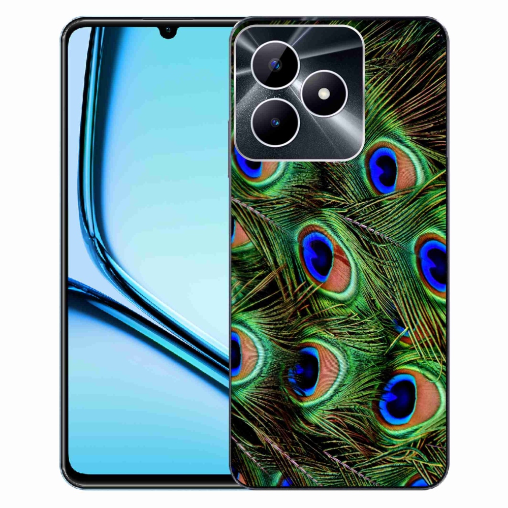 Zselés borító mmCase a Realme Note 50 készülékhez - pávatoll