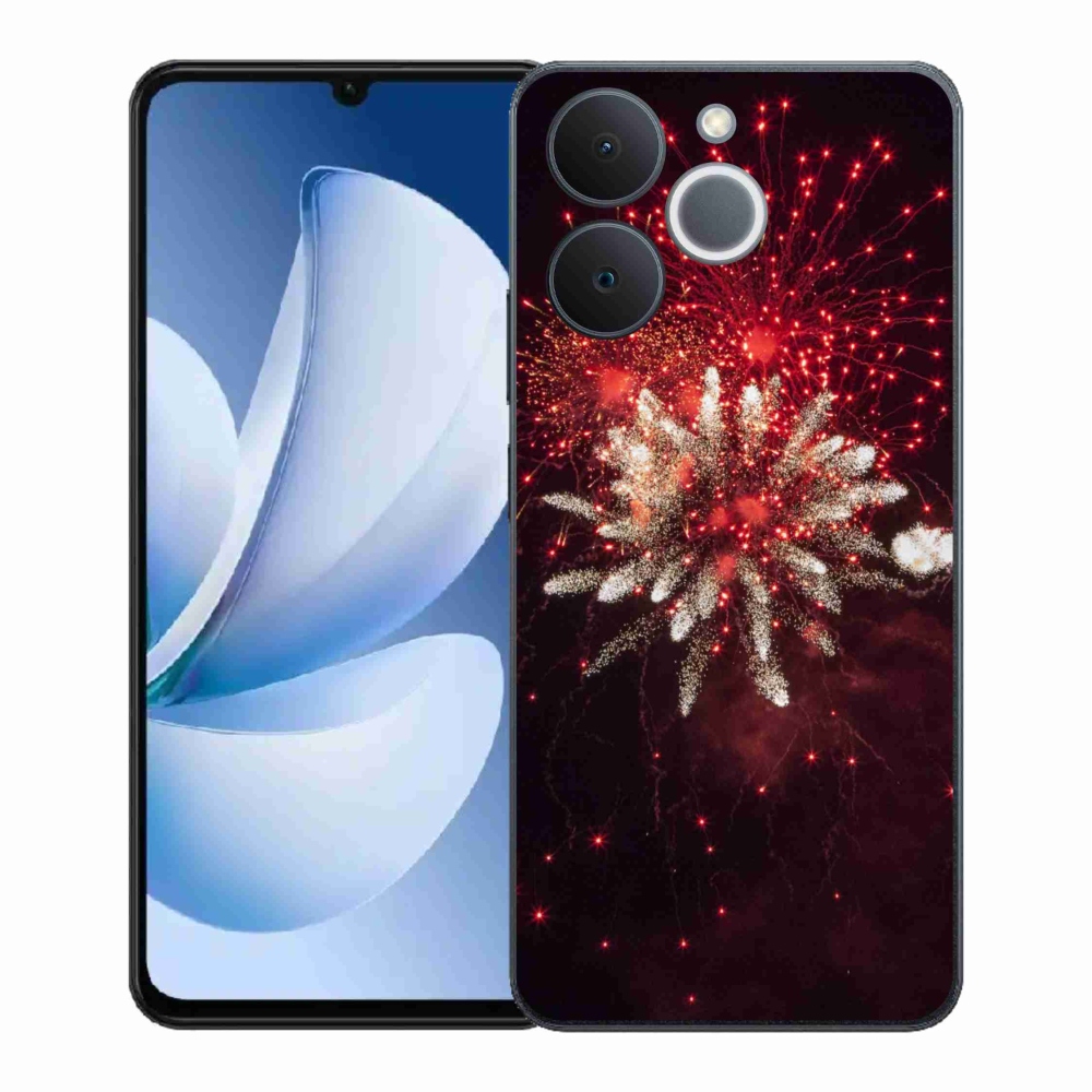 Zselés borítás mmCase a Realme Note 70T-hez - tűzijátékok