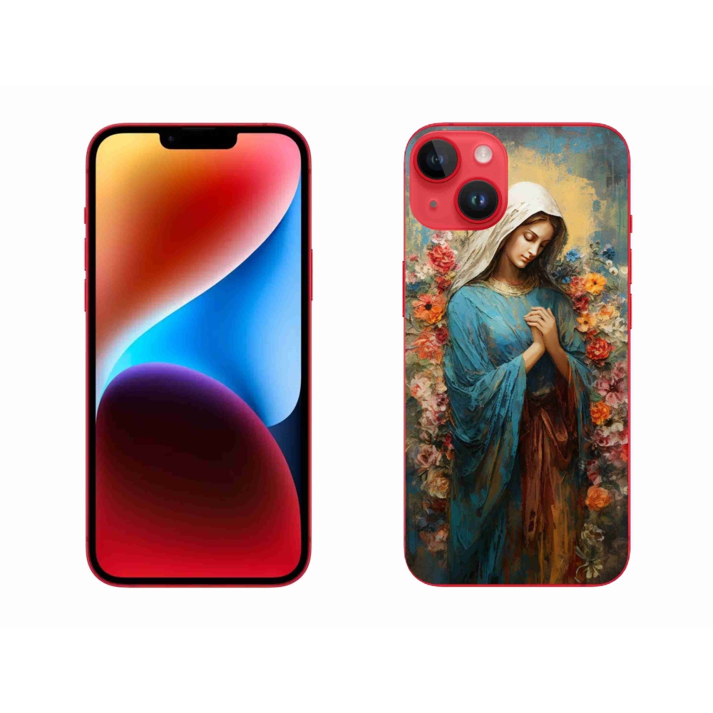 Zselés borítás mmCase iPhone 14 Plus készülékhez - szent nő