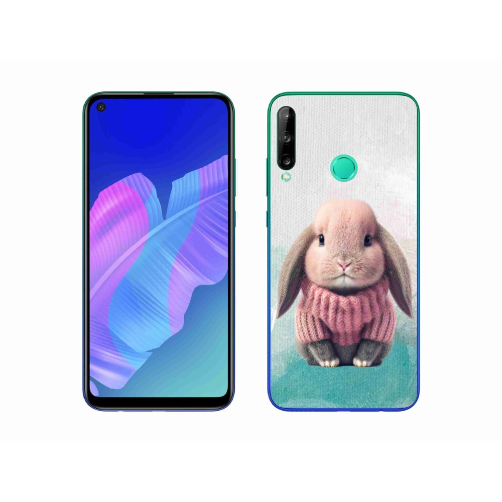 Zselés borítás mmCase a Huawei P40 Lite E - nyúl pulóverben