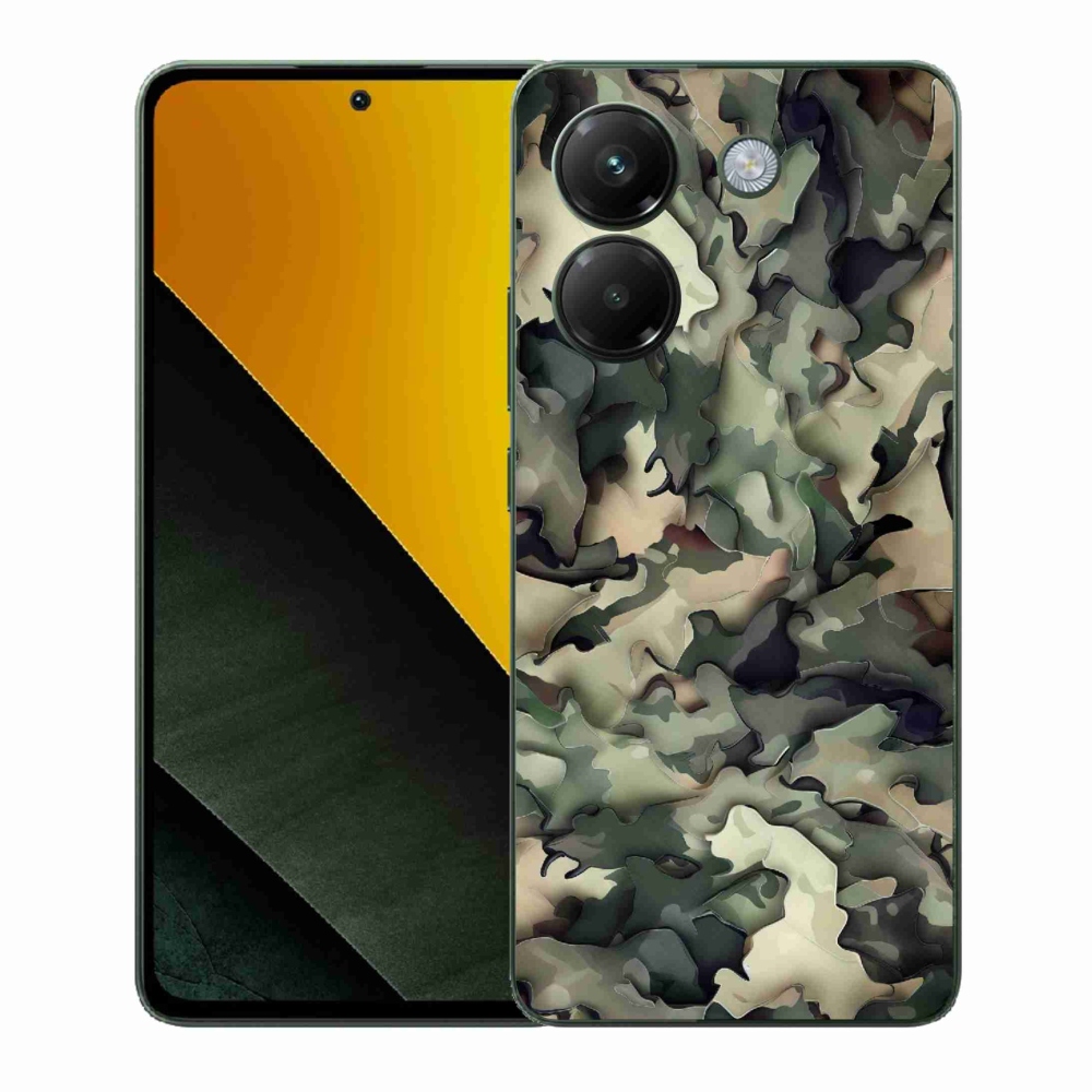 Gél borítás mmCase a Xiaomi Poco M7 Pro 5G-hez - álcázó minta 9