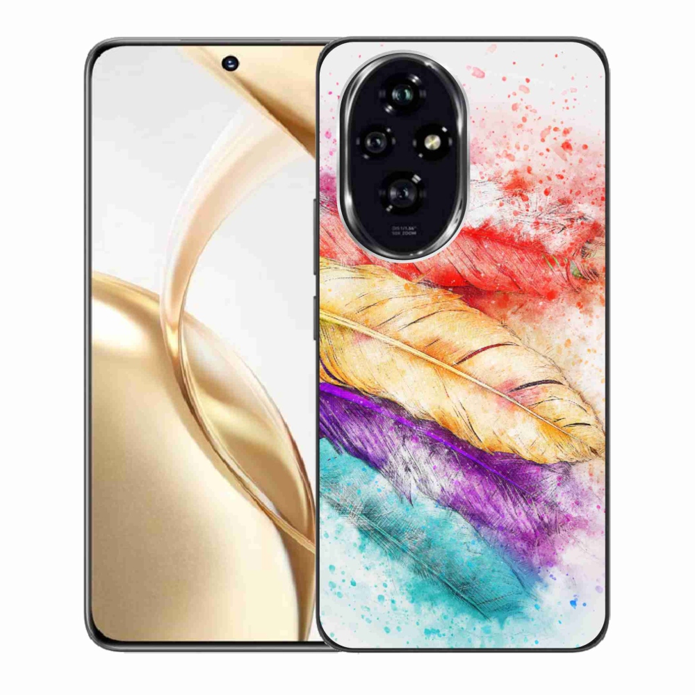 Zselés borító mmCase a Honor 200 5G készülékhez - színes toll