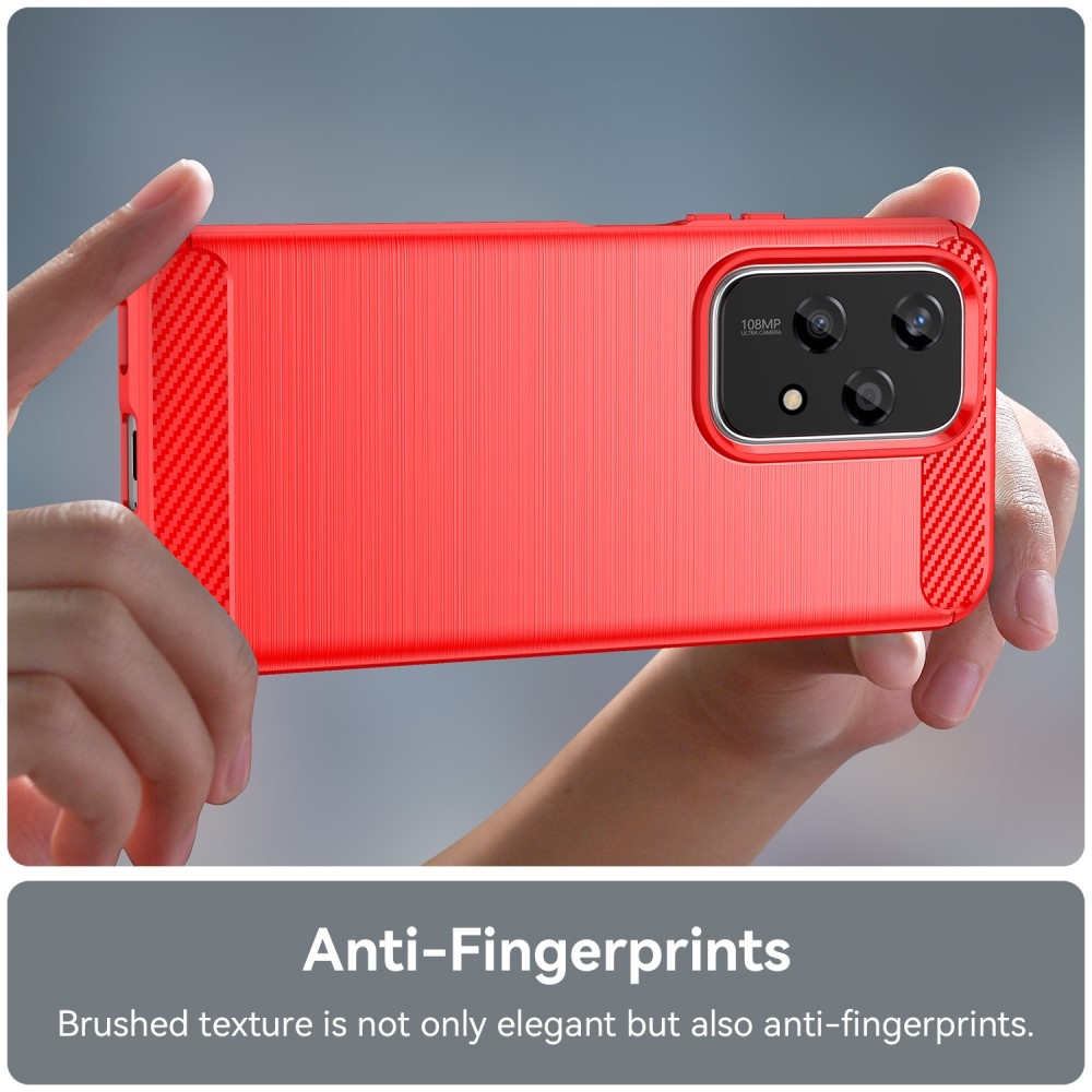 Szénálló zselés tok a Honor 200 Lite 5G készülékhez - piros