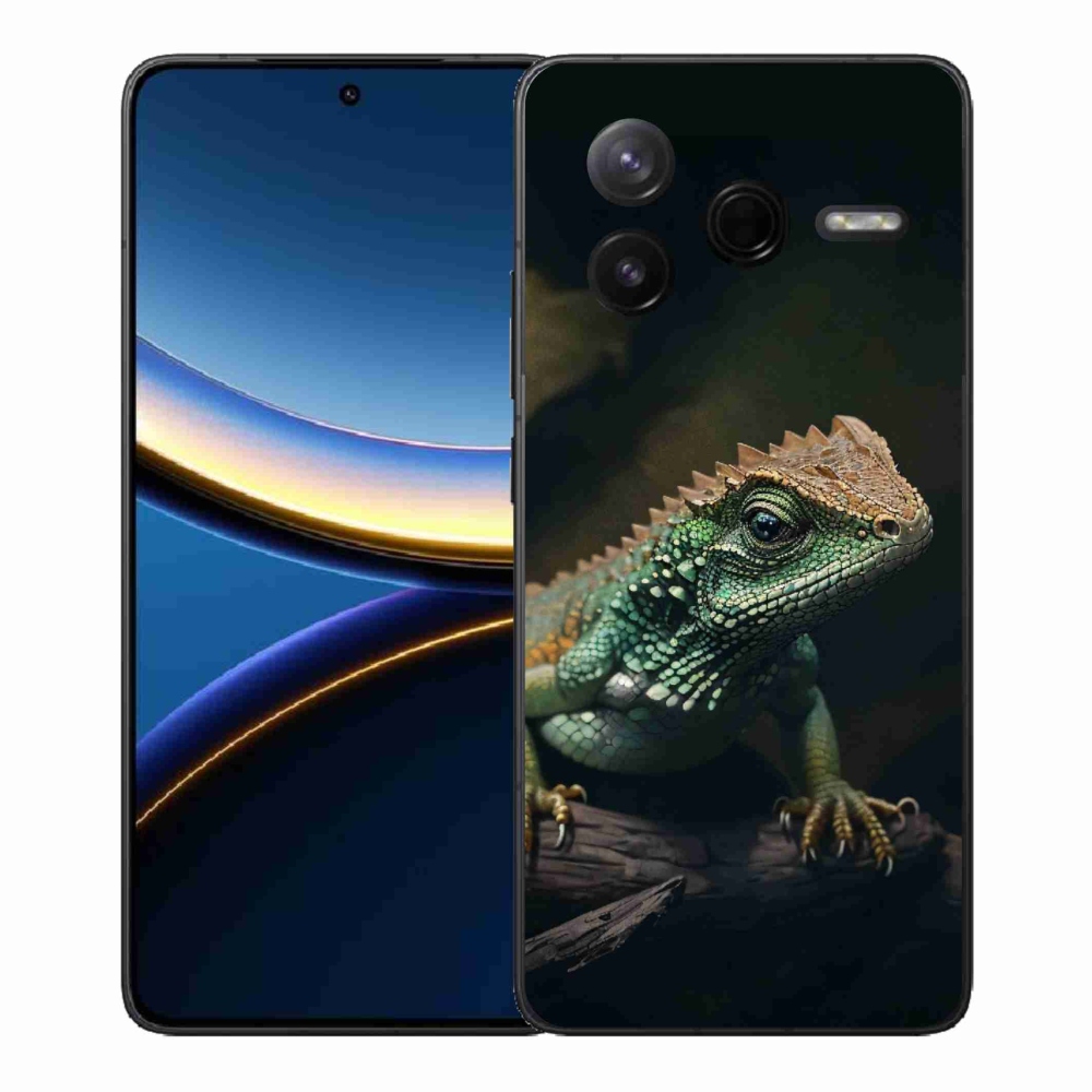 Gél borítás mmCase a Xiaomi Poco F7 Pro számára - gyík