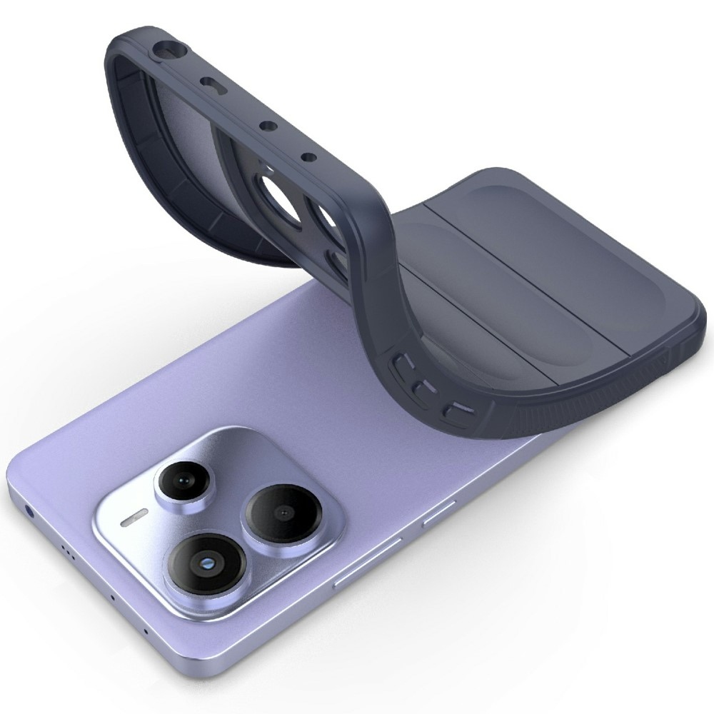 Rugg tartós zselés tok Xiaomi Redmi Note 14 5G - sötétkék