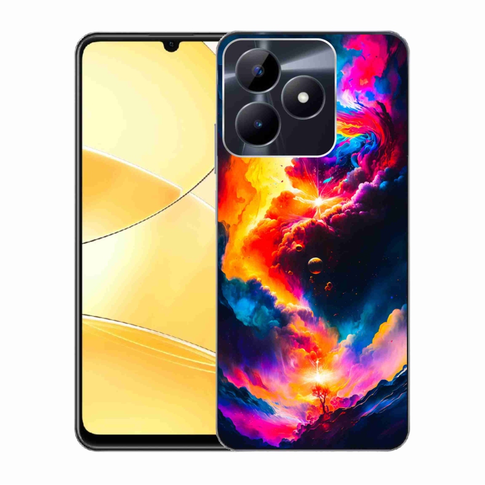 Zselés borítás mmCase a Realme C51/C53 készülékhez - absztrakt motívum