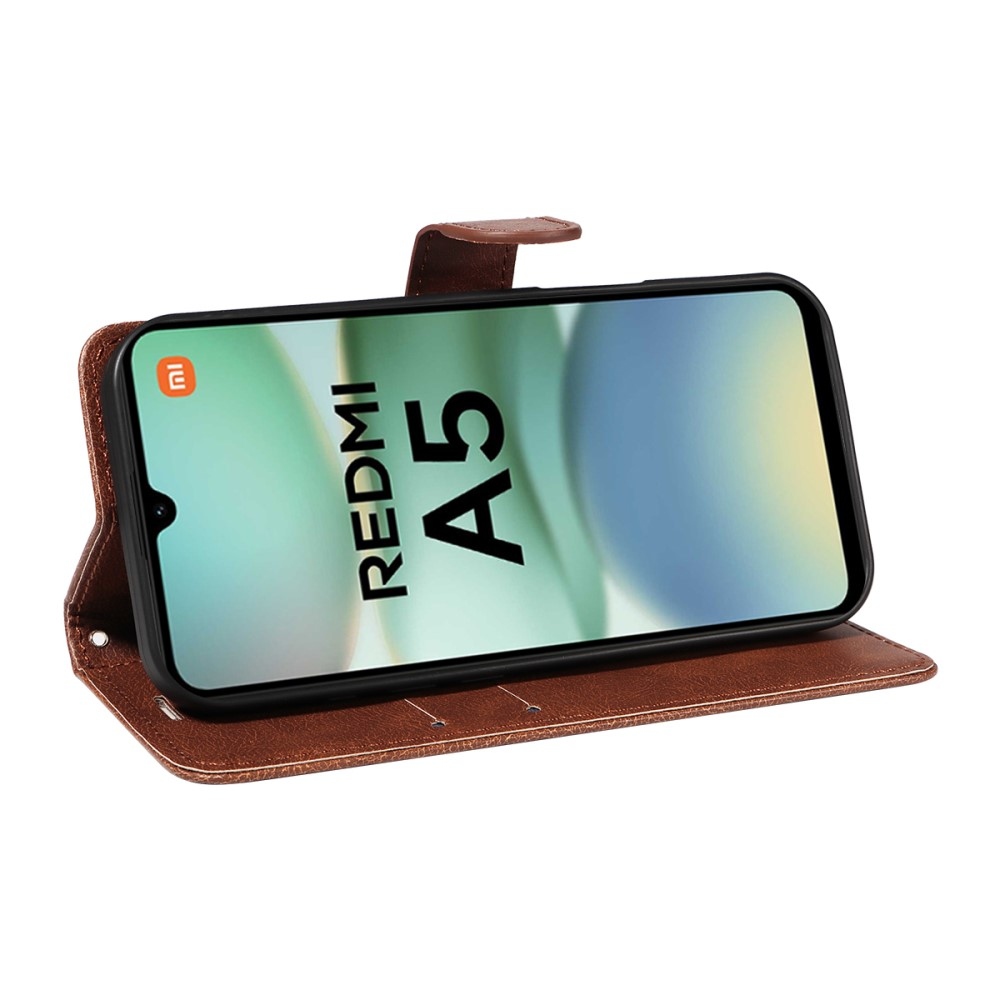 Tárcás könyv tok Xiaomi Redmi A5 (173.45x79.35x8.45mm) - barna