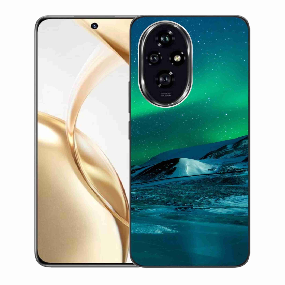 Zselés borító mmCase a Honor 200 5G készülékhez - sarki fény