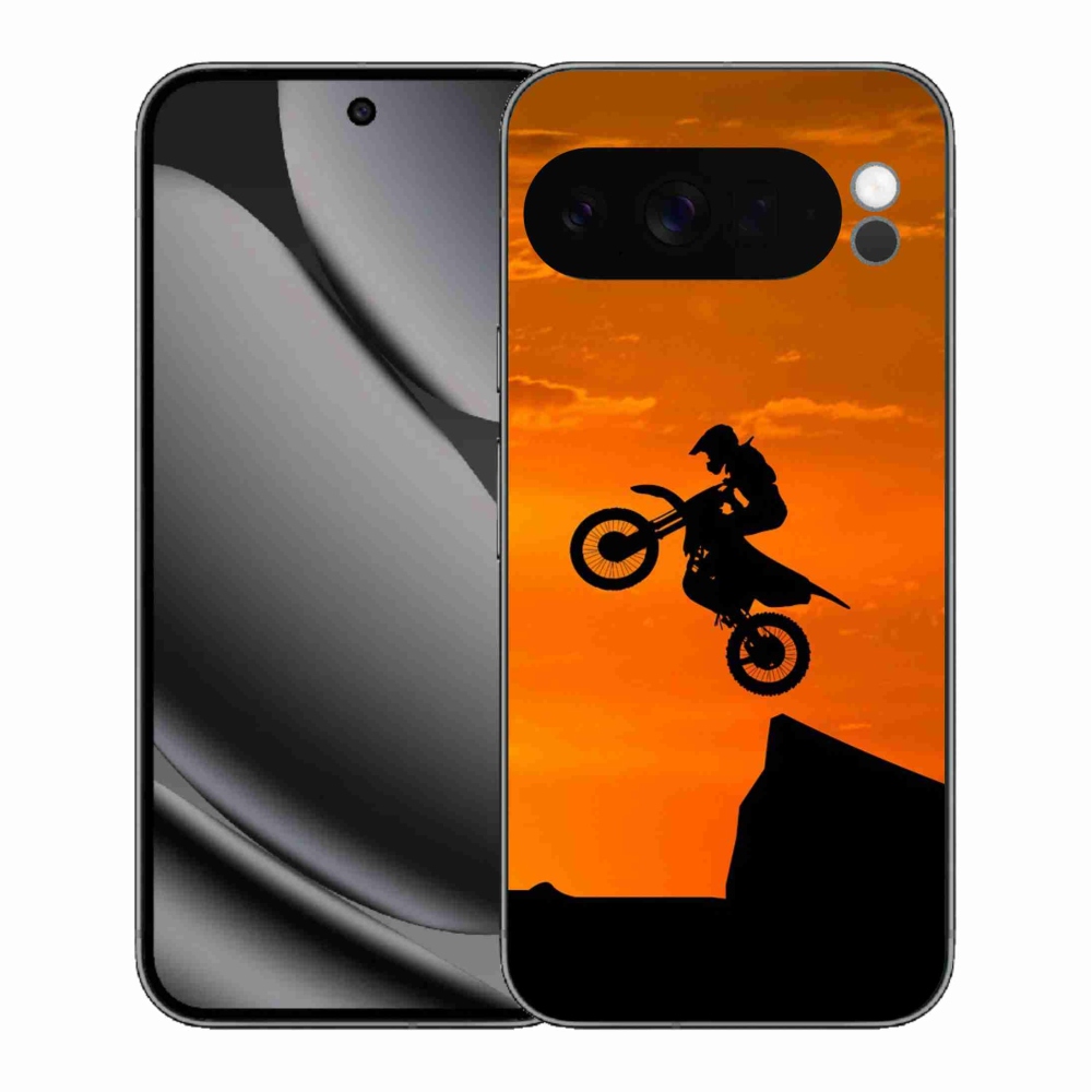 Zselés borítás mmCase a Google Pixel 10 Pro XL számára - motocross