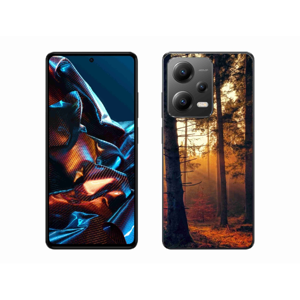 Gél tok mmCase a Xiaomi Redmi Note 12 Pro 5G számára - erdő