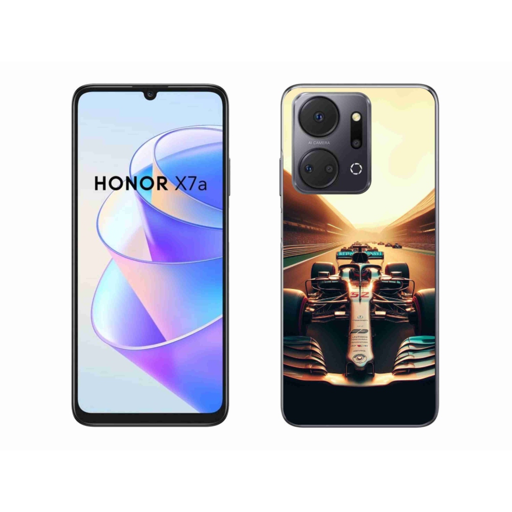 Zselés borítás mmCase a Honor X7a készülékhez - formula 1