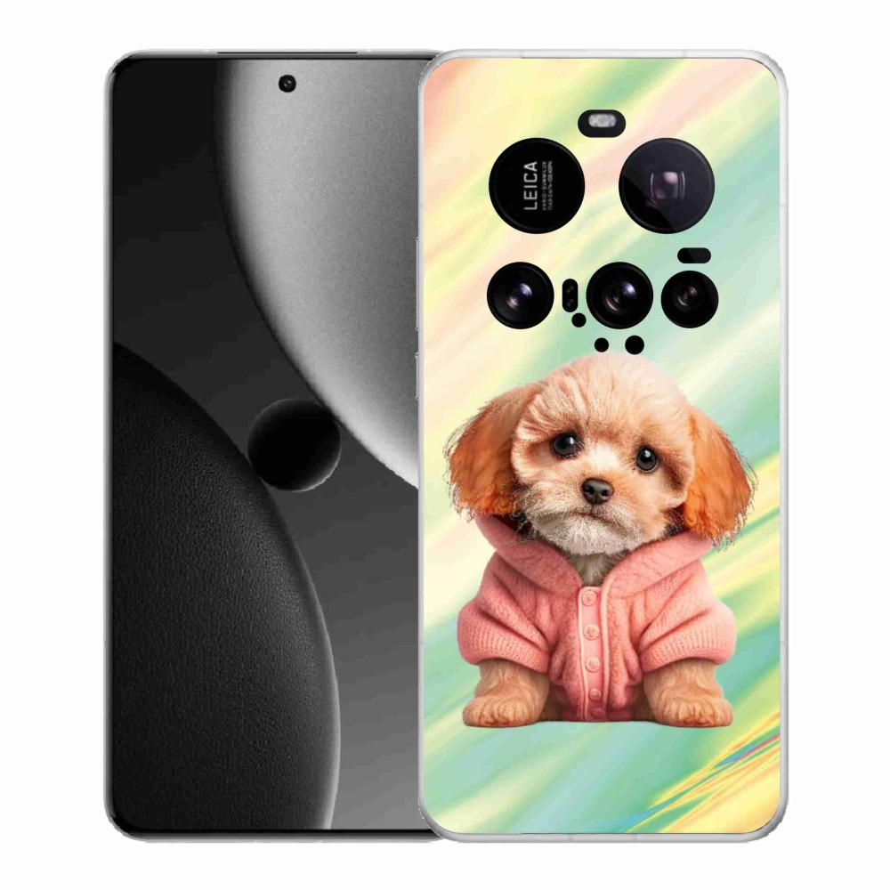 Gél borítás mmCase a Xiaomi 15 Ultra - pulóveres kölyökkutyához
