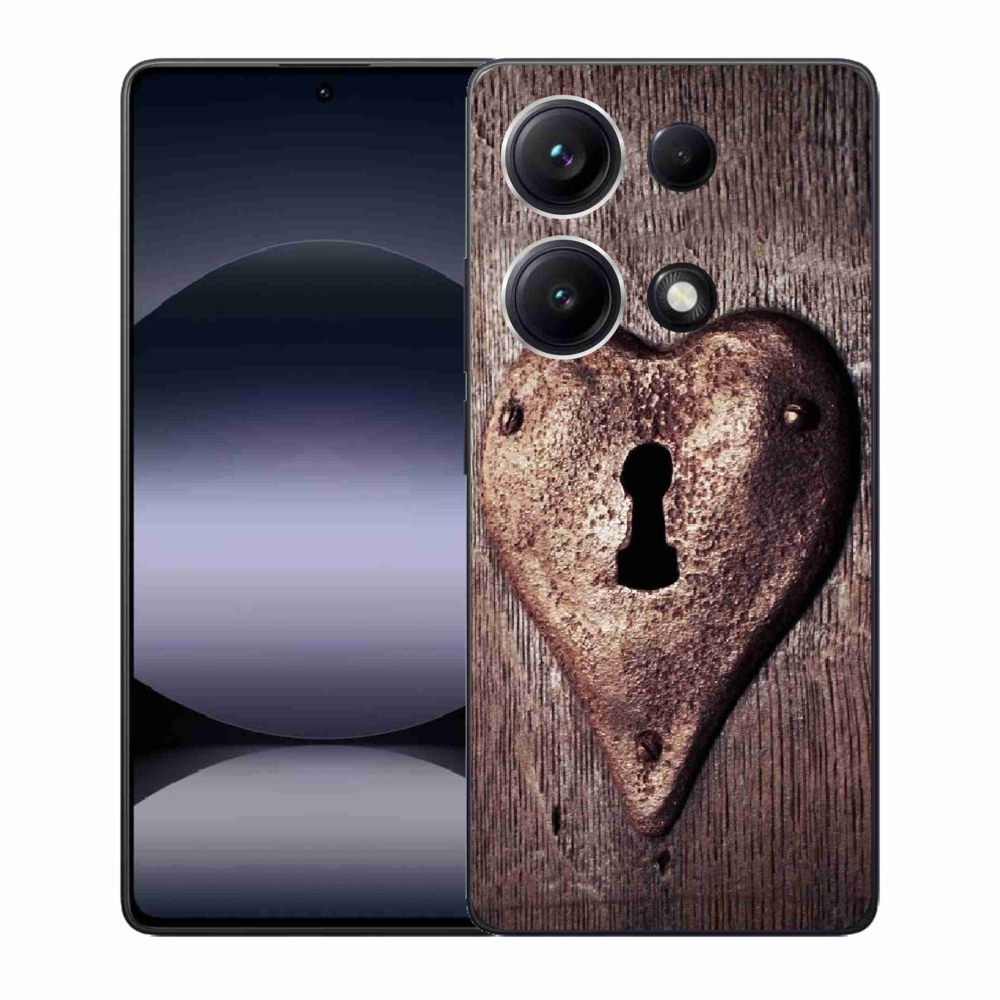 Gél borítás mmCase a Xiaomi Redmi Note 14S-hez - szív alakú zárral