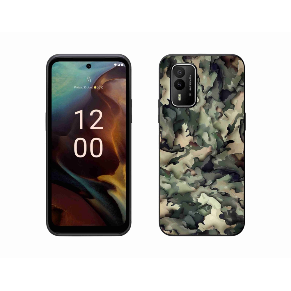 Zselés borítás mmCase a Nokia XR21 készülékhez - terepszínű minta 9