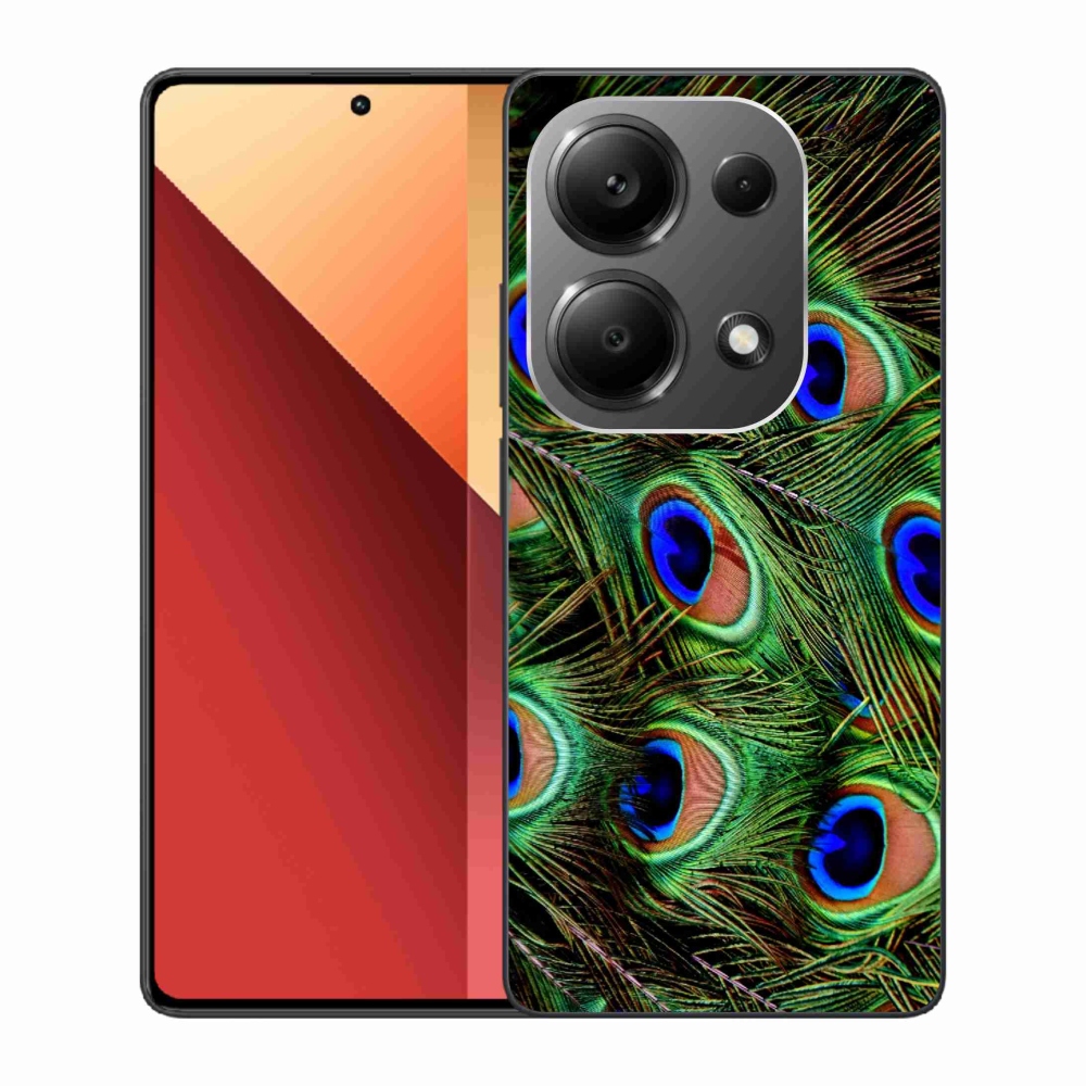 Zselés borítás mmCase a Xiaomi Redmi Note 13 Pro 4G/Poco M6 Pro - pávatoll