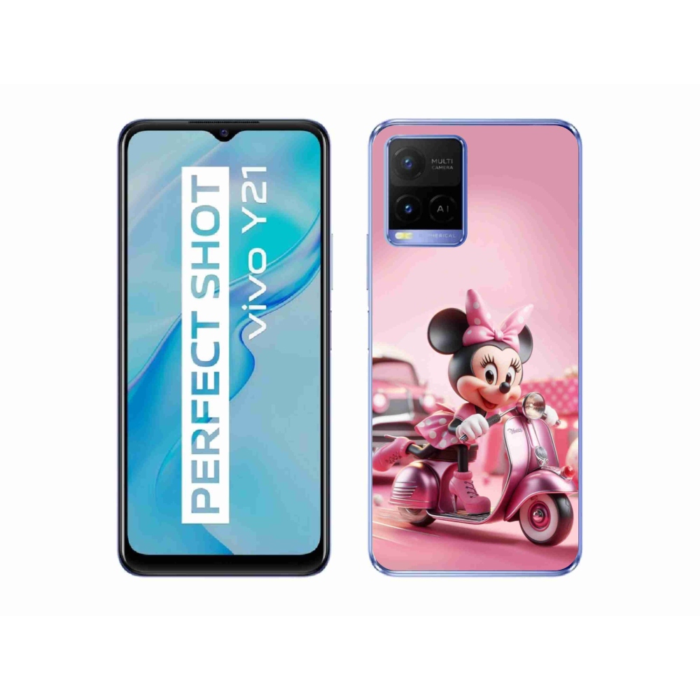 Zselés borítás mmCase a Vivo Y21/Y21s/Y33s készülékhez - minnie 1