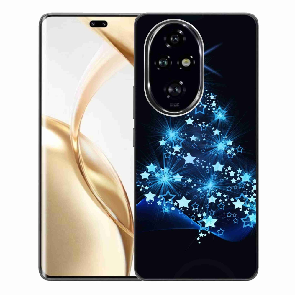 Zselés borítás mmCase a Honor 200 Pro 5G számára - karácsonyfa