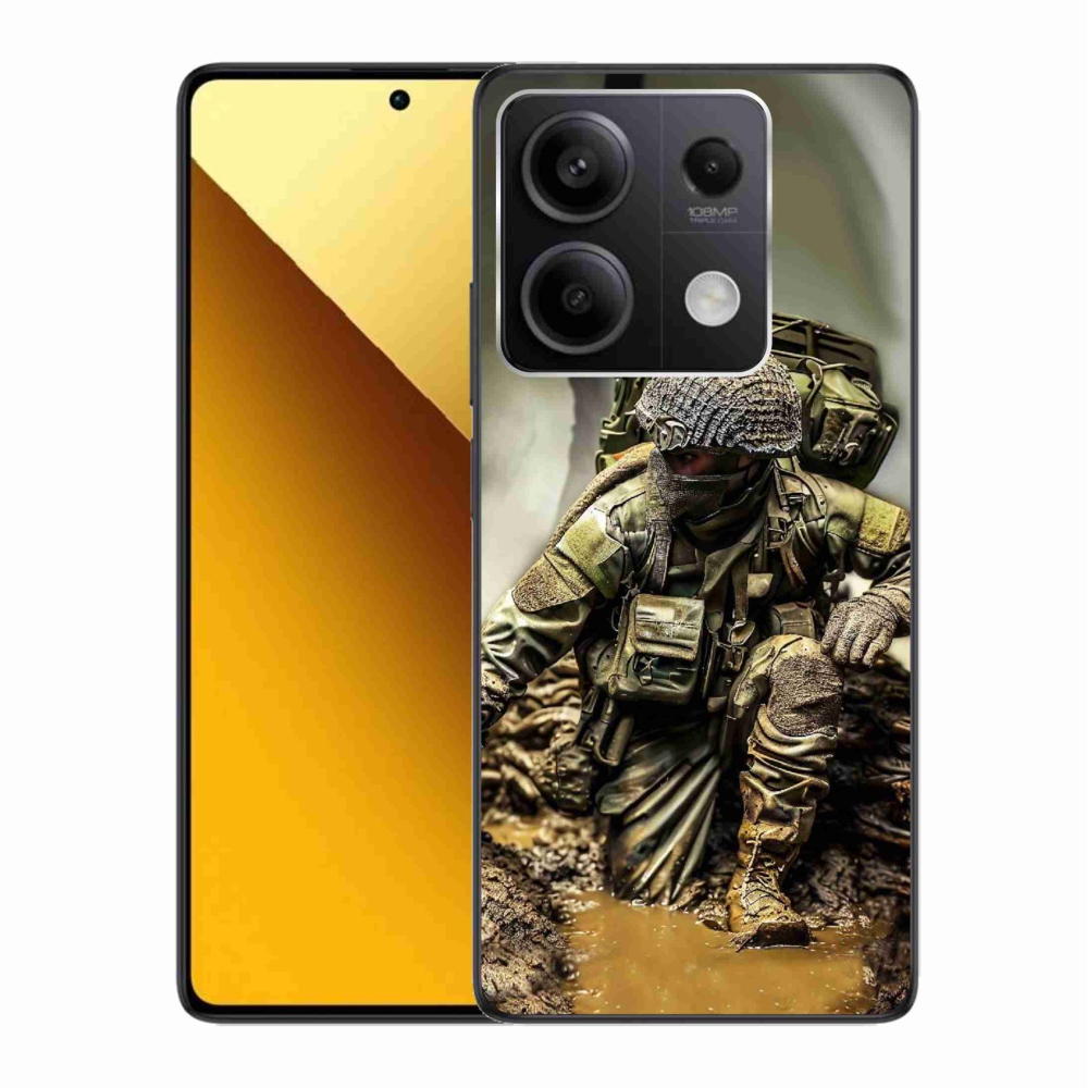 Gél borítás mmCase a Xiaomi Redmi Note 13 5G - katonás