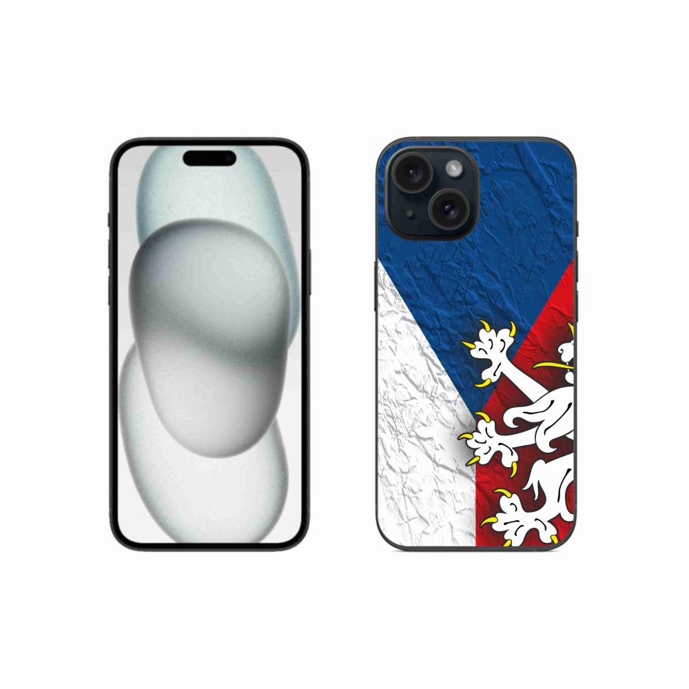 Zselés borítás mmCase iPhone 15 - Cseh zászló 1