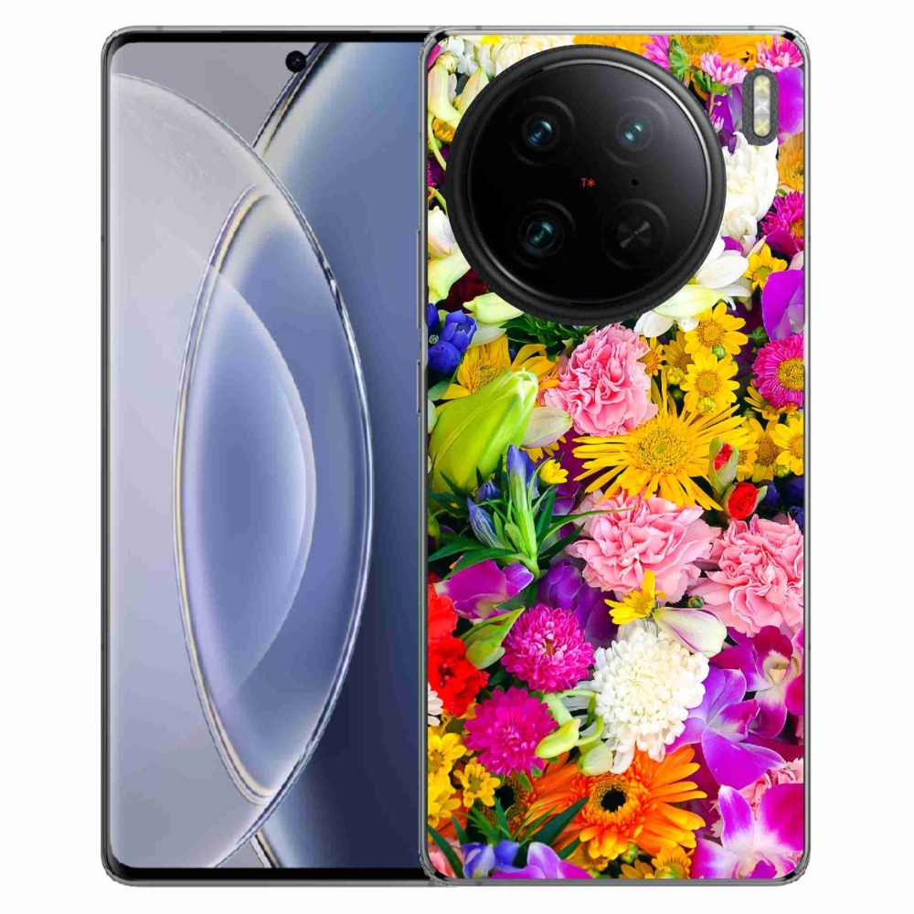 Zselés borítás mmCase a Vivo X90 Pro készülékhez - virág 12