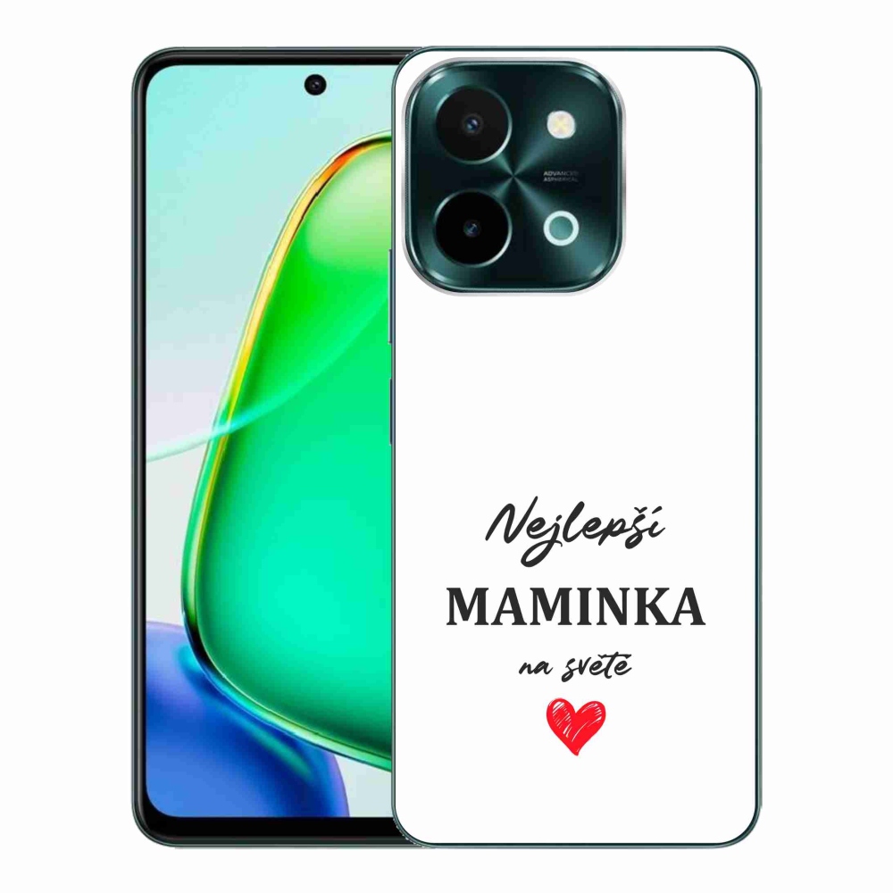 Gél borító mmCase a Vivo Y28-on - legjobb anya 1 fehér háttér