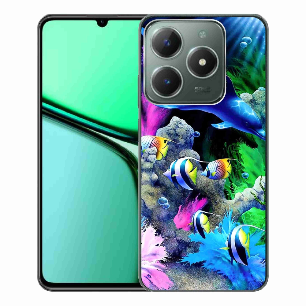 Gél tok mmCase a Realme C61 készülékhez - Tengeri világ