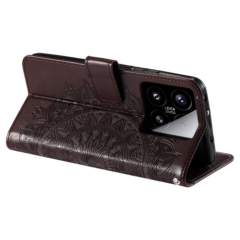 Mandala könyv tok Xiaomi 15 - barna