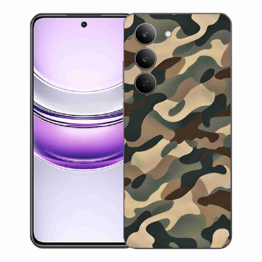 Zselés borítás mmCase a Realme 14x 5G készülékhez - álcázó minta 11