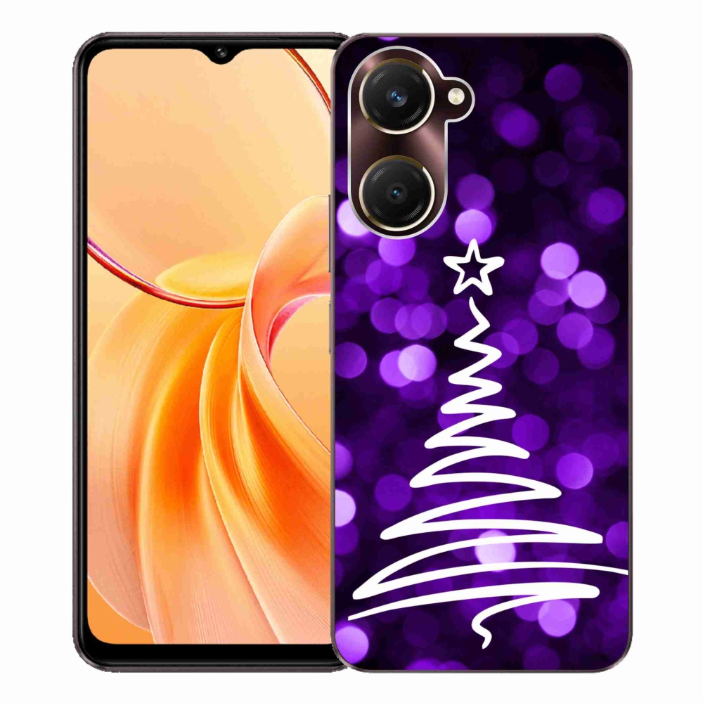 Zselés borítás mmCase a Vivo Y28s 5G-hez - fa