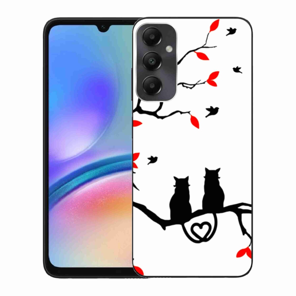 Gél borítás mmCase Samsung Galaxy A05s készülékhez - macska szeretet