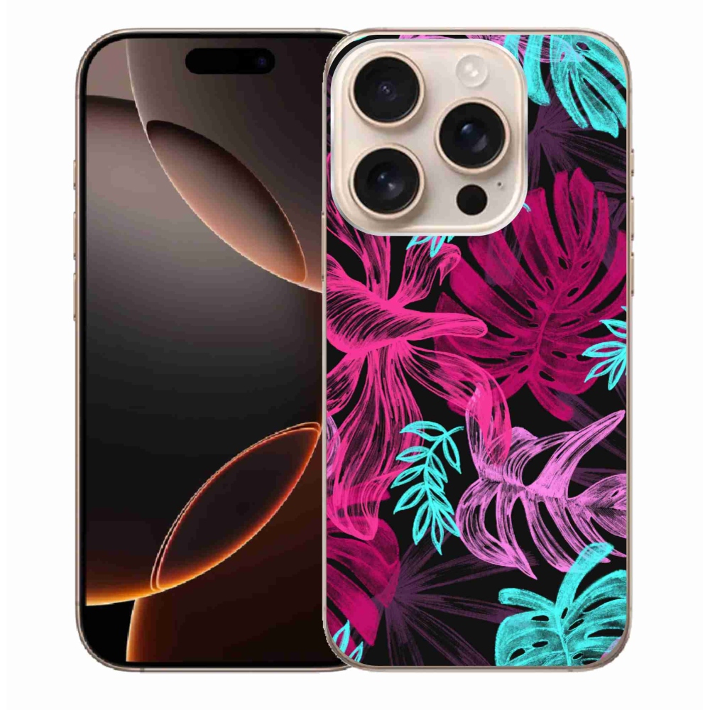 Zselés borítás mmCase iPhone 16 Pro Max készülékhez - virágok 1