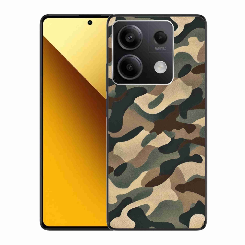 Gél borítás mmCase a Xiaomi Redmi Note 13 5G számára - álcázó minta 11