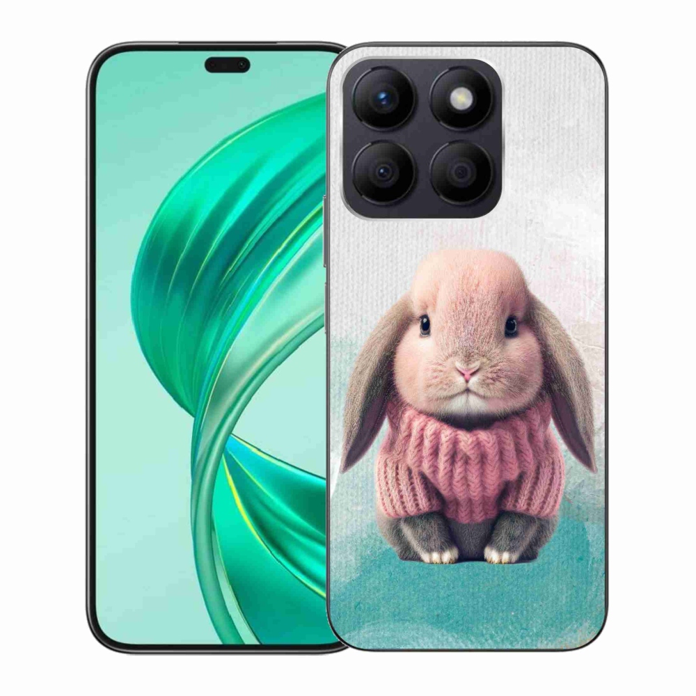 Zselés borítás mmCase a Honor X8b készülékhez - nyúl pulóverben