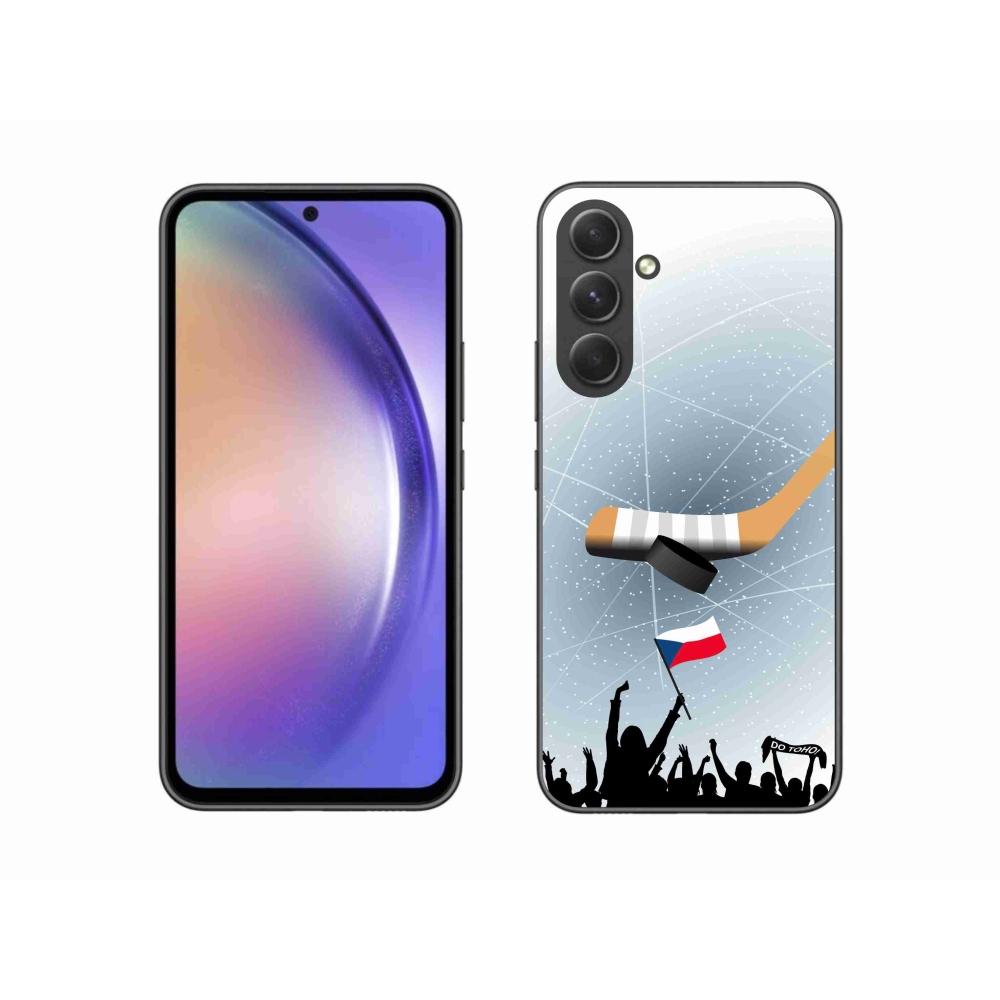 Gél borítás mmCase Samsung Galaxy A54 5G - hoki szurkolóknak