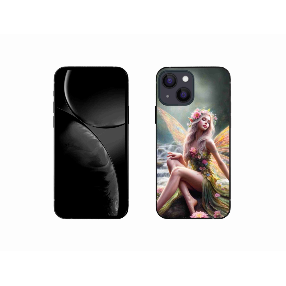 Gél borítás mmCase iPhone 13 mini 5.4 - pillangó nő 1