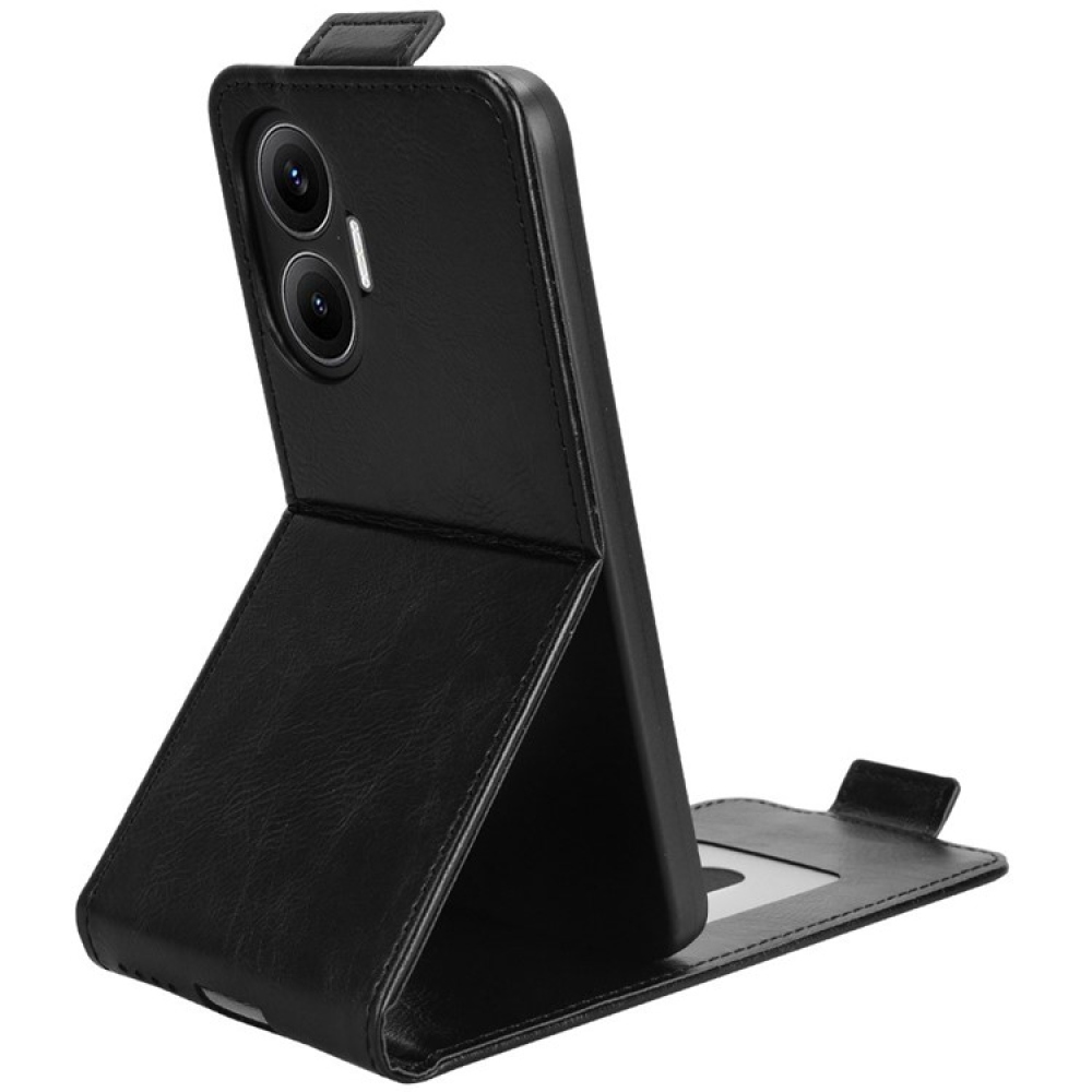 Vert flip tok a Xiaomi Poco F7 5G készülékhez - fekete