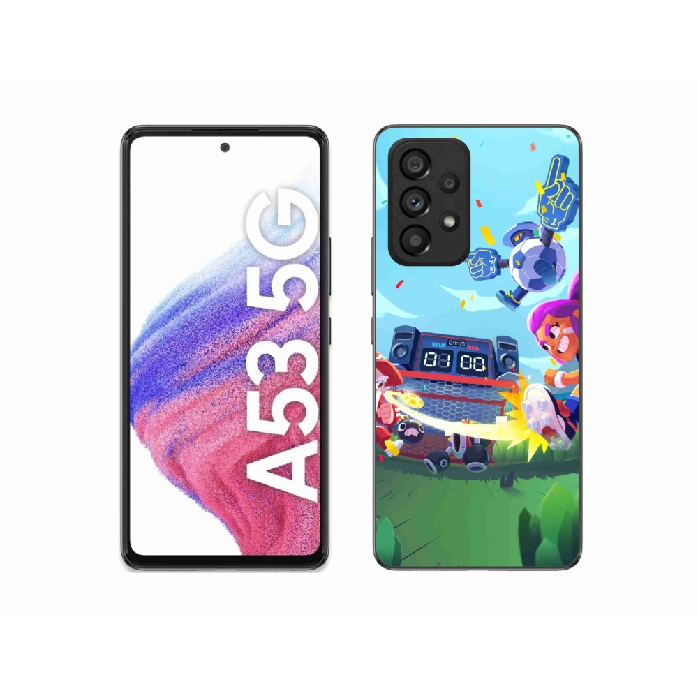Gél borítás mmCase Samsung Galaxy A53 5G - verekedős csillagok 1