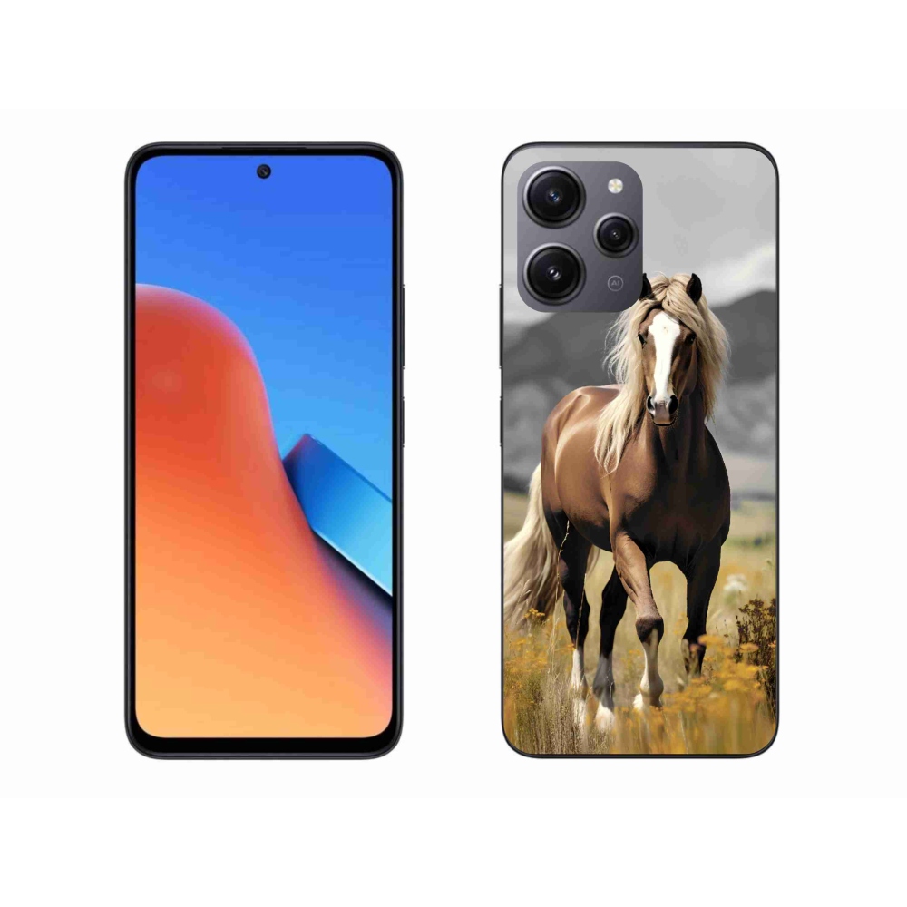 Gél borítás mmCase a Xiaomi Redmi 12-hez - barna ló 1