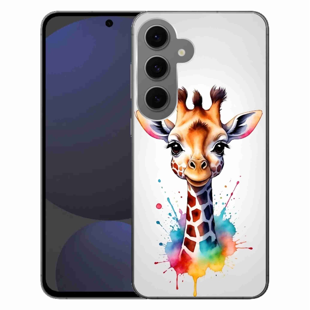 Zselés borítás mmCase Samsung Galaxy S24 FE - zsiráf 1