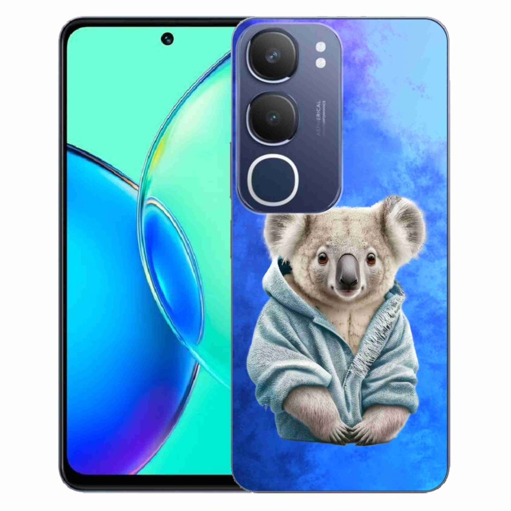 Gél borítás mmCase a Vivo Y19s készülékhez - koala pulóverben