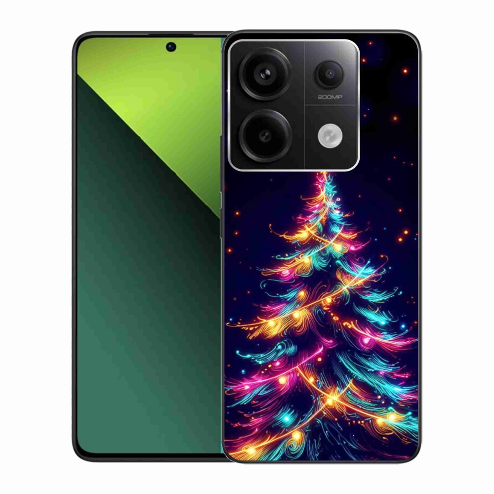 Gél borítás mmCase a Xiaomi Redmi Note 13 Pro 5G/Poco X6 5G számára - neon karácsonyfa
