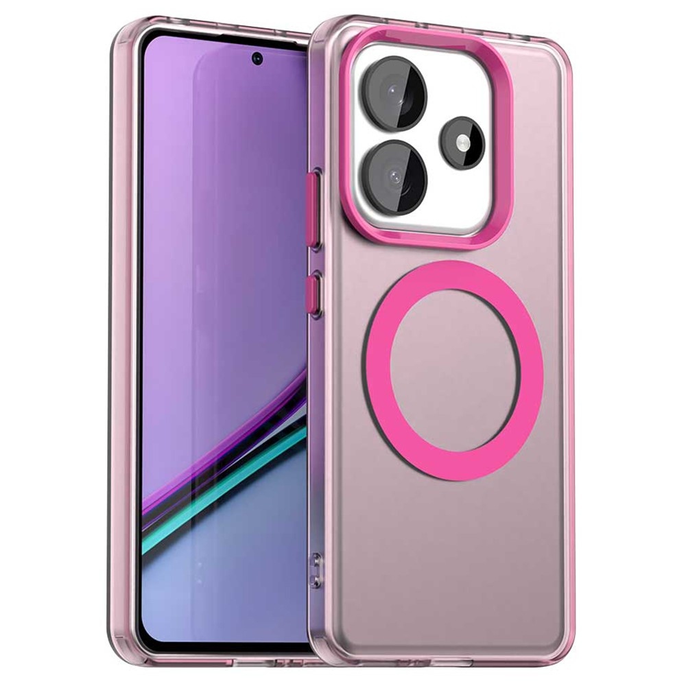 Candy zselés tok MagSafe-val a Xiaomi Redmi Note 14 5G-n - rózsaszínű