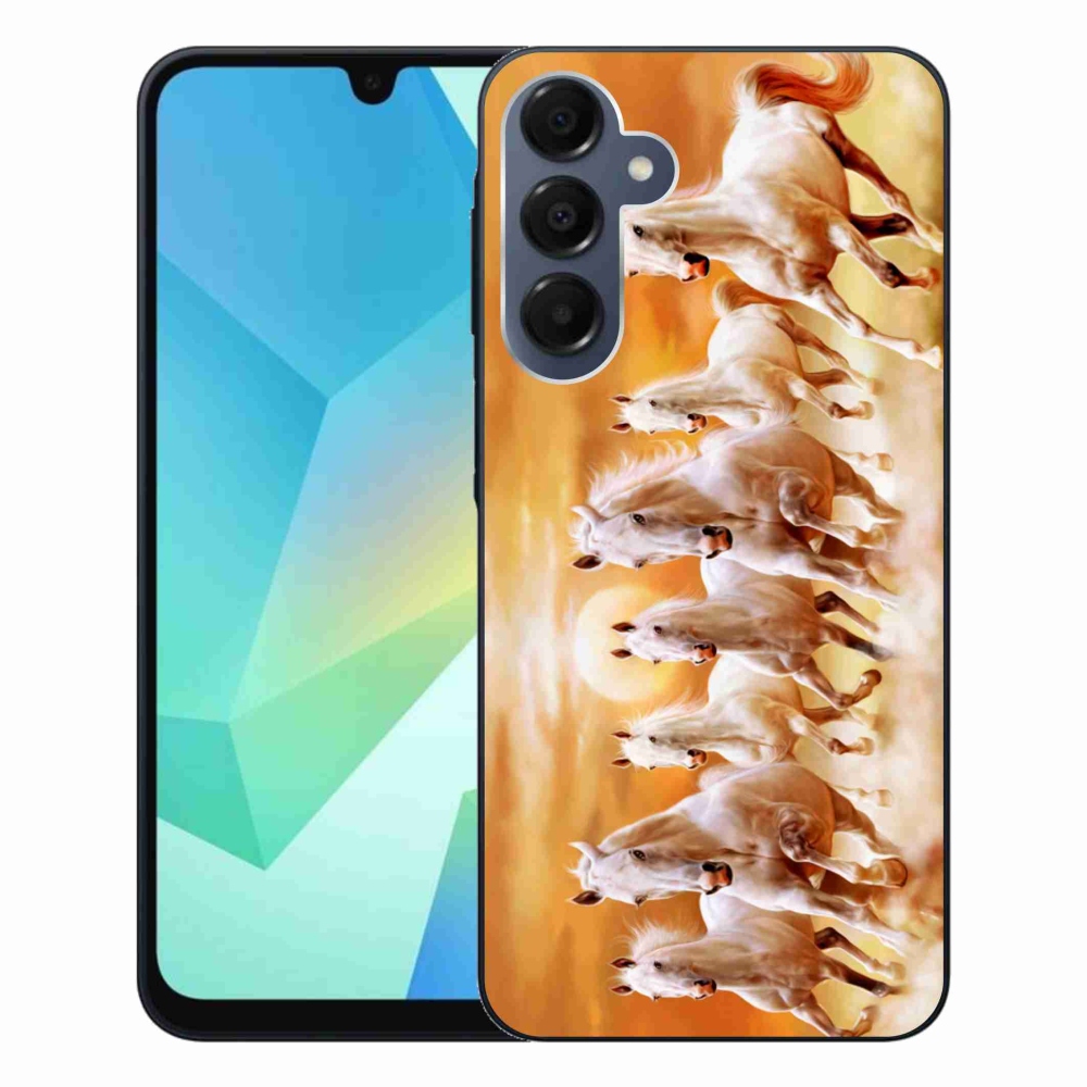 Gél tok mmCase a Samsung Galaxy A16 4G/5G készülékhez - lovak 2